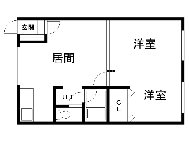 サンライフ錦町　IIの間取り