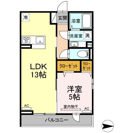 セジュール春日町3の間取り