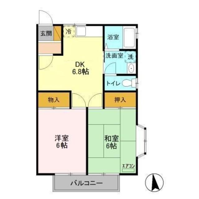 サンドゥエル北柏の間取り