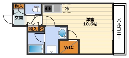 ザ・パークハビオ堂島の間取り