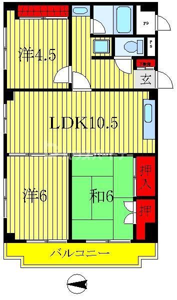 ドリーム八柱の間取り