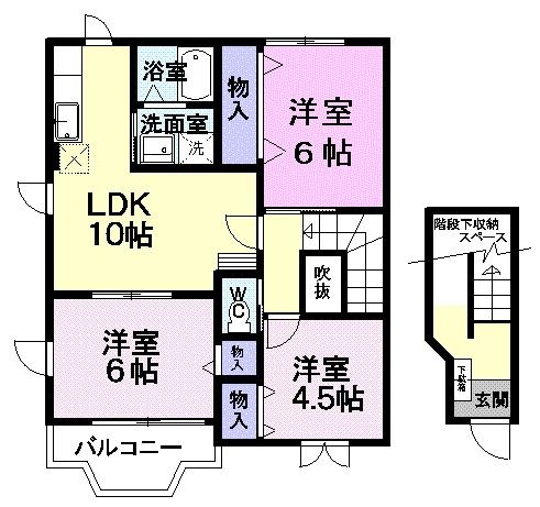 セレーノＭ’ｓ＆Ｙ　Ａの間取り