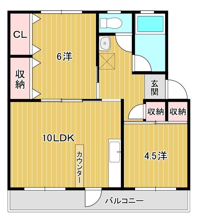 メゾンドロワールの間取り