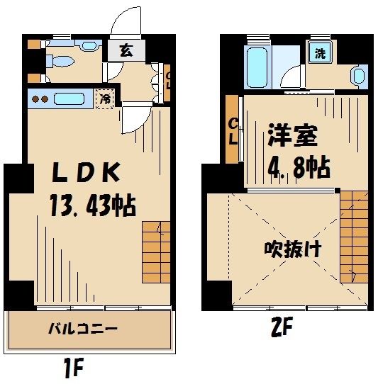 【ＲＯＫＡ　ＴＥＲＲＡＺＺＡの間取り】