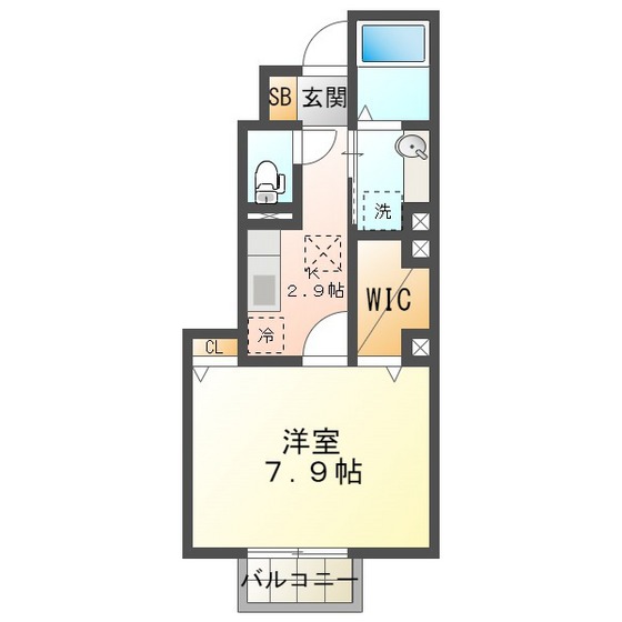 タウンコート　IIの間取り