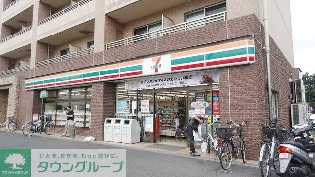 【新座市新堀のアパートのコンビニ】