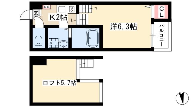 LeCiel六番町の間取り