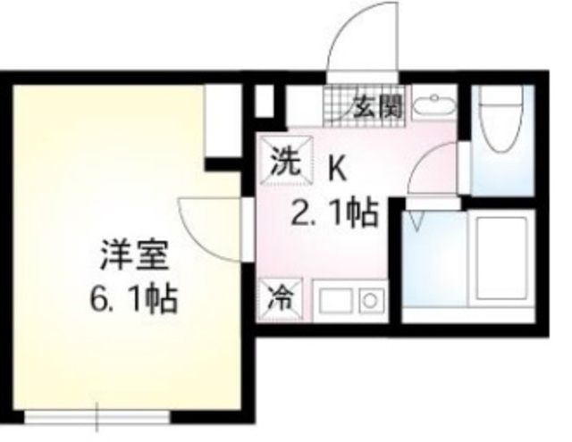 コンフォート川崎の間取り