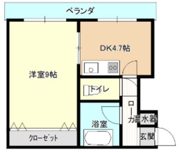 リボン長岡の間取り