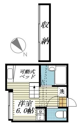 パンシオン　東大宮ＮＯ．１　Ａ棟の間取り