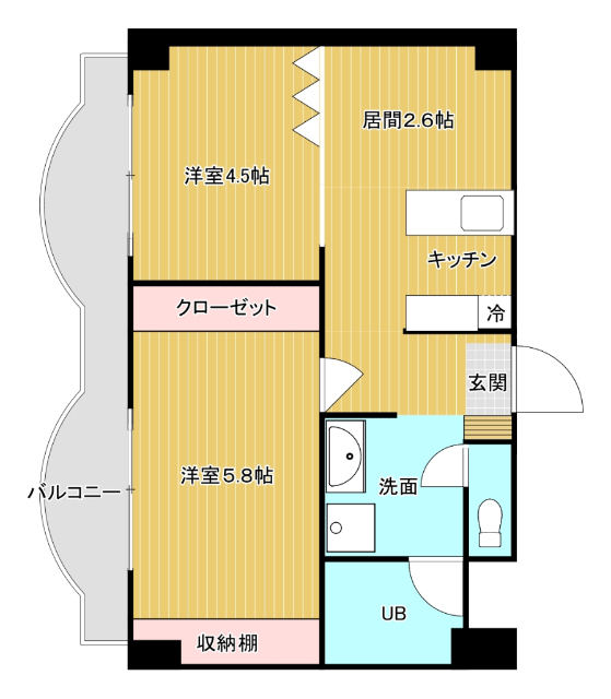 【キャピタル平安の間取り】