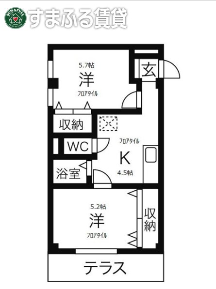 アールイーステージ刈谷の間取り