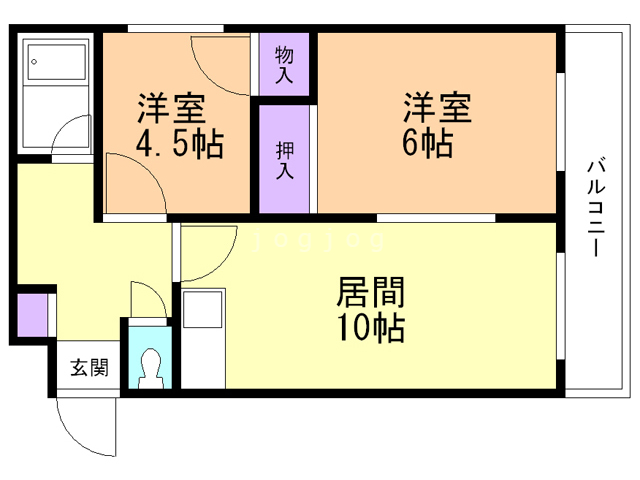 第一粕谷マンションの間取り