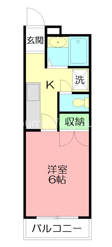 南足柄市和田河原のマンションの間取り