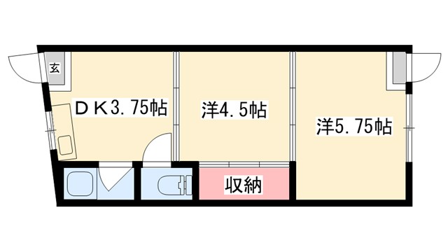 つるやビル2号館の間取り