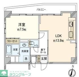 さいたま市大宮区仲町のマンションの間取り