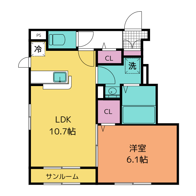 ルミエールの間取り