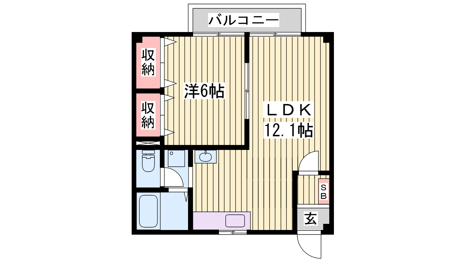 サンシティーの間取り