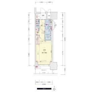 プレサンスTHE久屋大通レジェンドの間取り