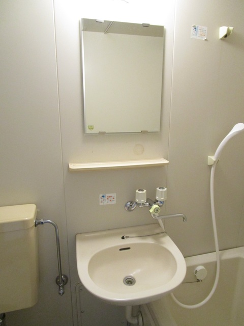 洗面設備　他号室の写真です。