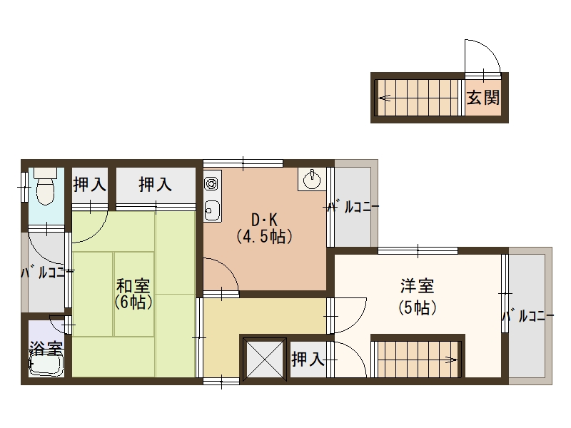 日置荘西町7丁の間取り写真