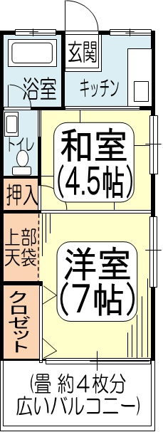 山栄アパートの間取り写真