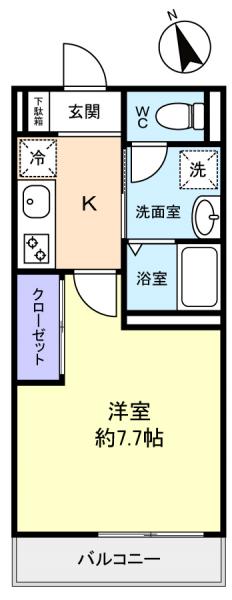（仮称）Ｏｃｅａｎ　Ｃｏｒｓｔ　Ｔｓｕｄａｎｕｍａの間取り