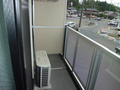 バルコニー　布団が干せるバルコニー。
