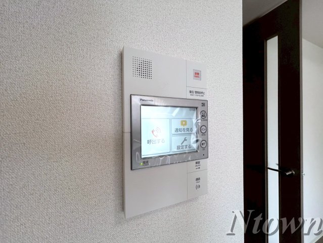 セキュリティ　モニター付きインターフォンです