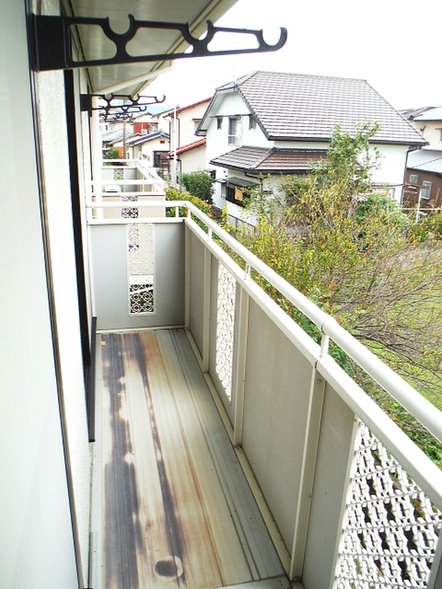 バルコニー　広々としたバルコニーです