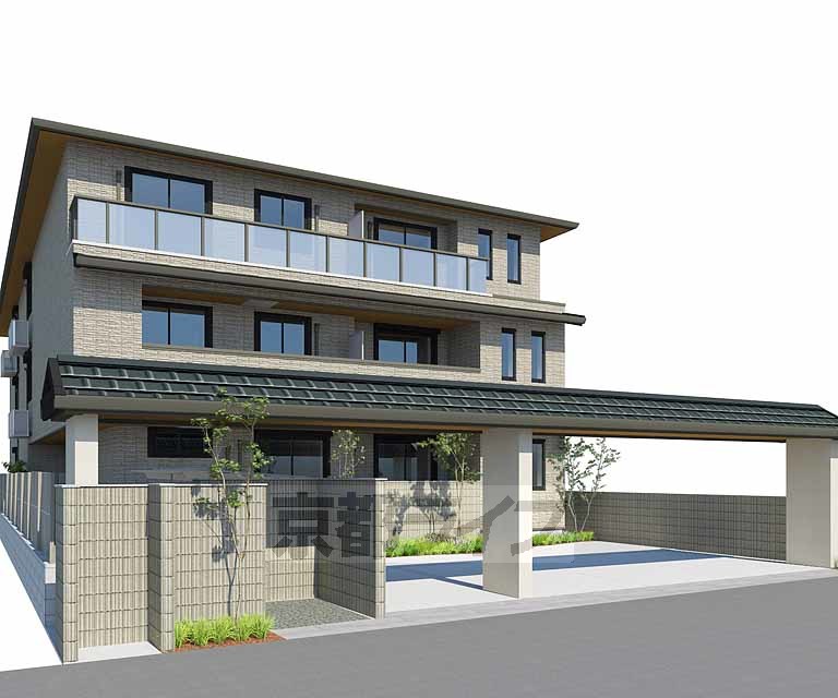 建物外観　予想図、完成予想図