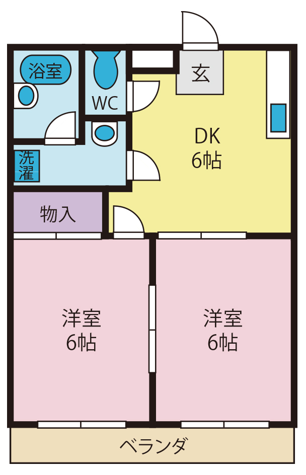カーサ南台_間取り_0