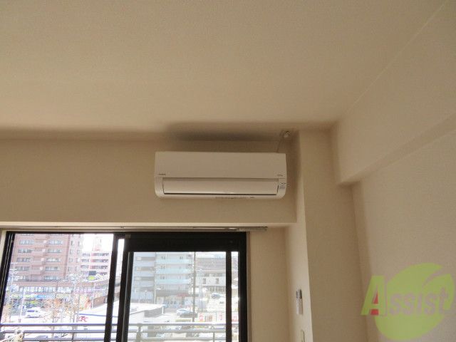 その他設備　エアコンが設置してありますので、寒暖対策もばっちり。