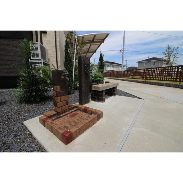 その他　ワンちゃんの足を洗えます♪