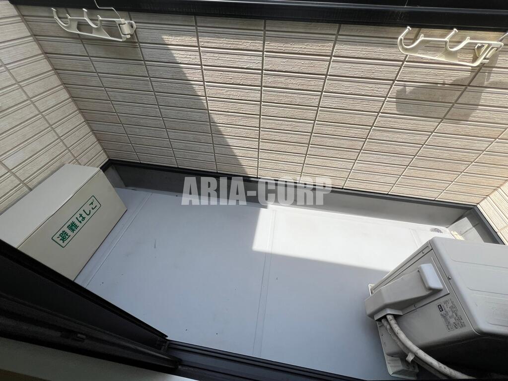 バルコニー　最上階・南向きのバルコニーです！