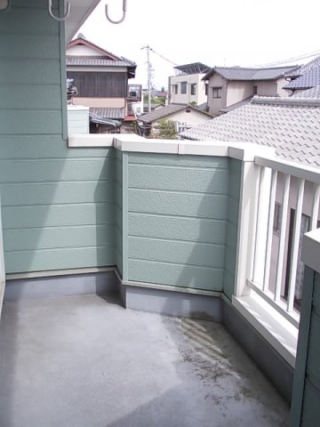 バルコニー　広々としたバルコニーです