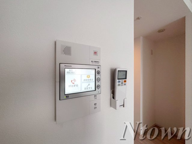 セキュリティ　モニター付きインターホンです