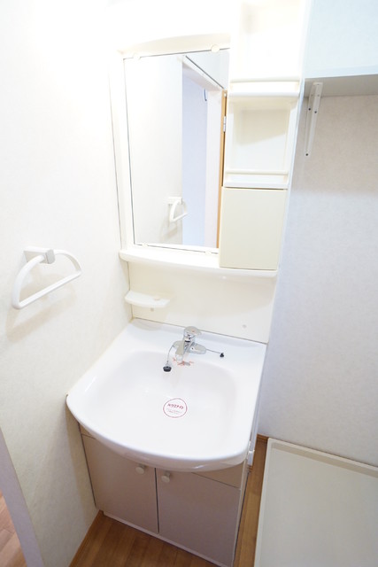 洗面設備　洗面台は独立しています。