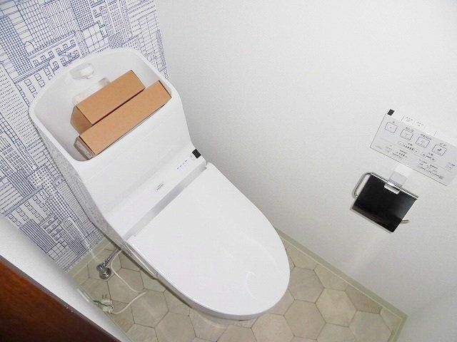 トイレ　モデルルームです。