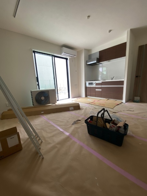 居室・リビング　※１０７号室の写真です。