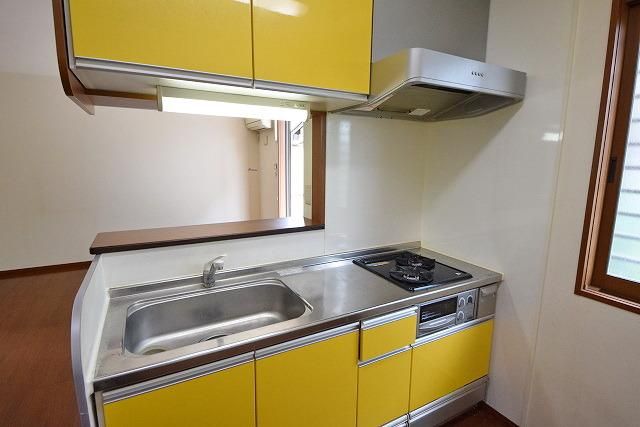 キッチン　★魚焼きグリル付き2口ガスコンロのシステムキッチンです★