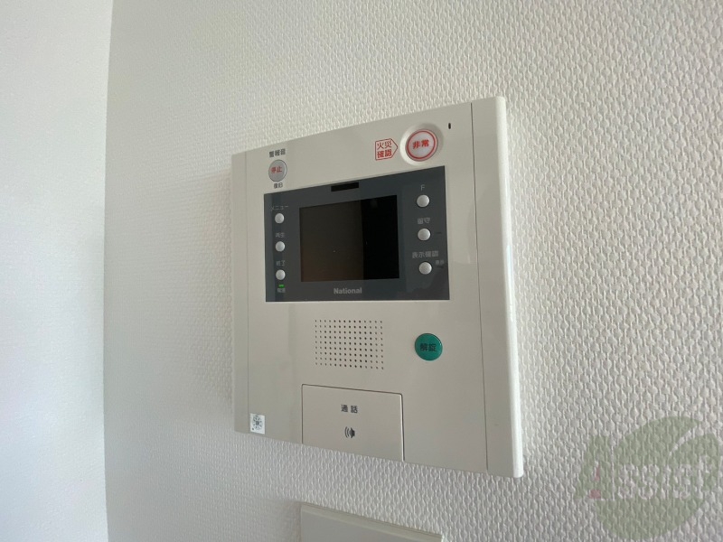 セキュリティ　モニター付きインターホンでセキュリティも安心です！