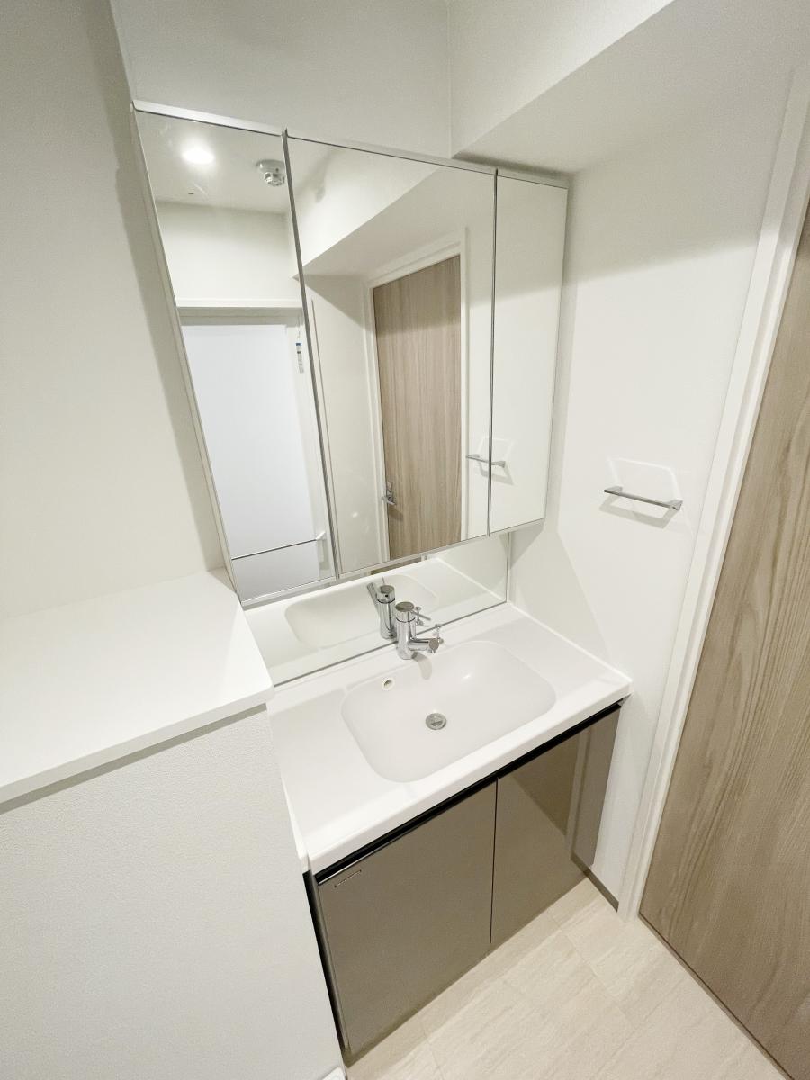 洗面設備　※別部屋の参考写真です。