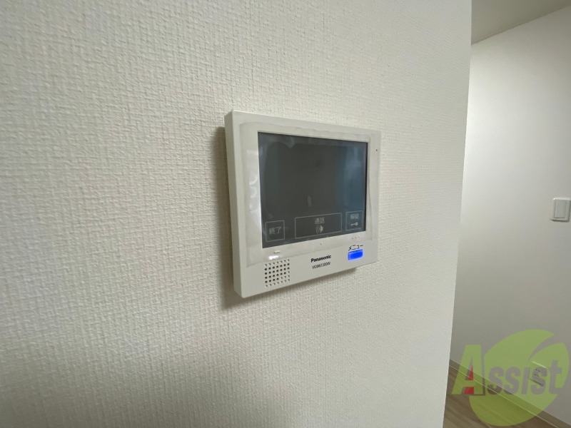 セキュリティ　モニター付きインターホンでセキュリティも安心です！