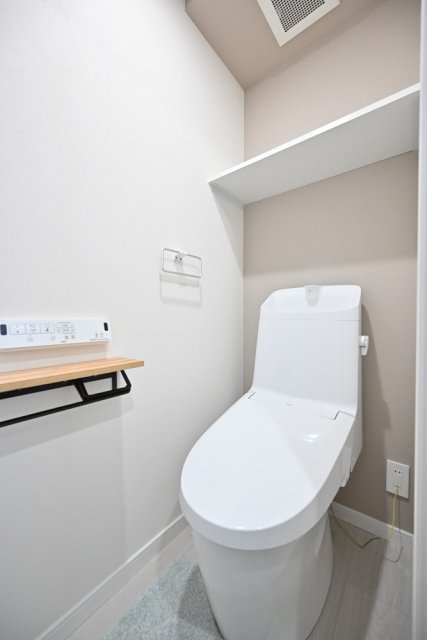 トイレ　ゆったりとした空間のトイレです