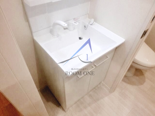 洗面設備　洗面台です。