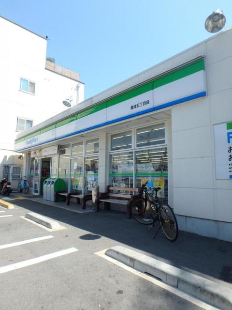 コンビニ　ファミリーマート桑津五丁目店（コンビニ）まで416m