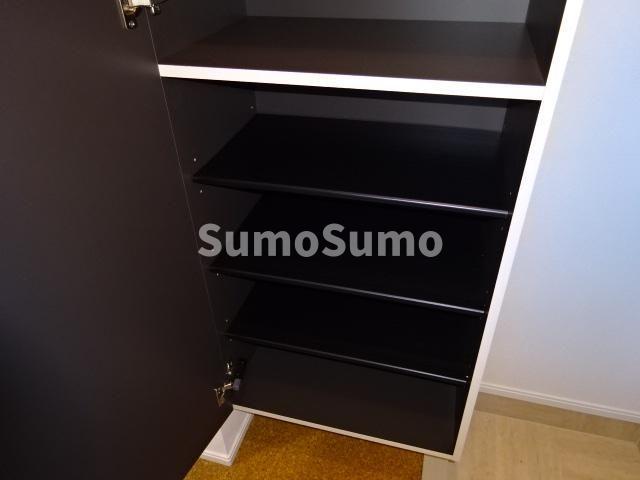 収納　たっぷりとした収納スペースです
