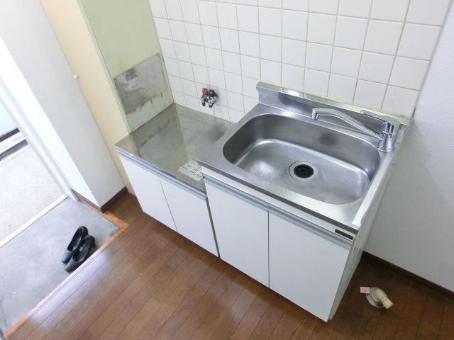 キッチン　ガスコンロ設置可能なキッチンです☆