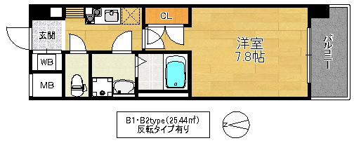 ＪＲおおさか東線 高井田中央駅 徒歩9分 9階建 築19年の間取り写真